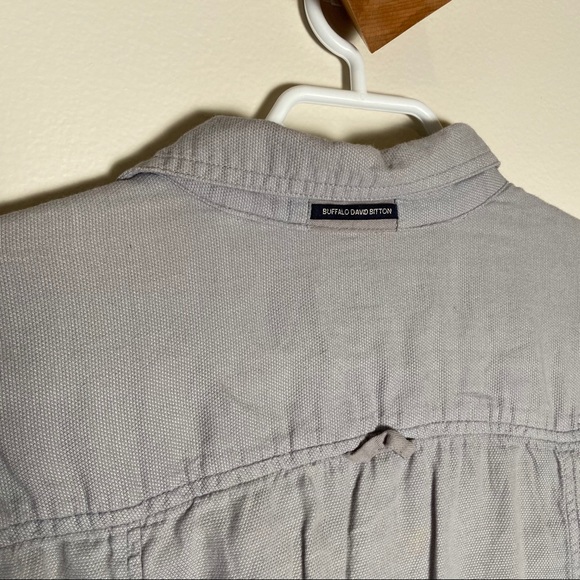 Buffalo David Bitton Button Up Shirt Gray - Picture 6 of 8